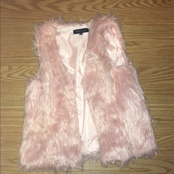 New Look Jackets & Blazers - ⚡️Pink Faux Fur Vest⚡️